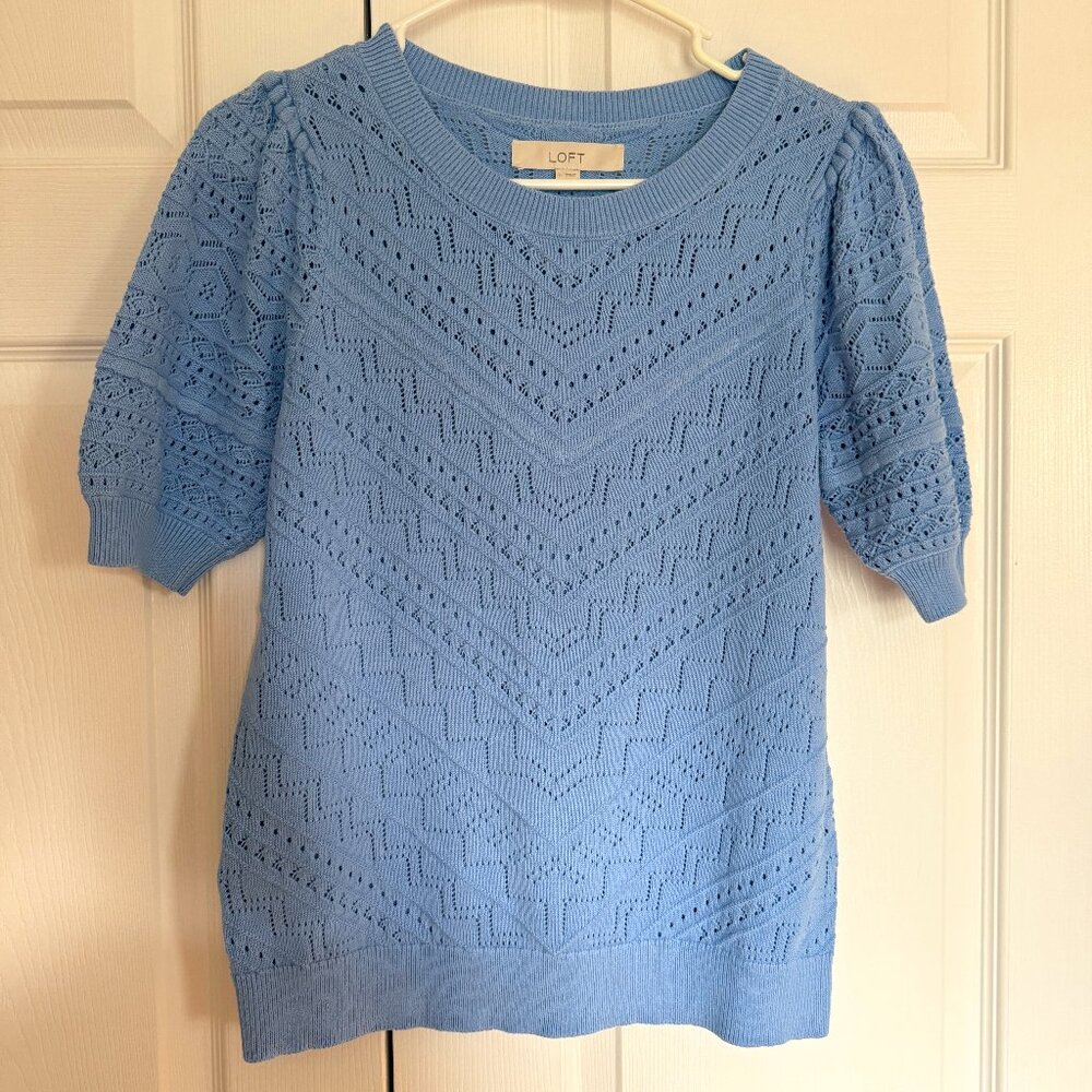 Loft Women's Knit Blouse - Size Small